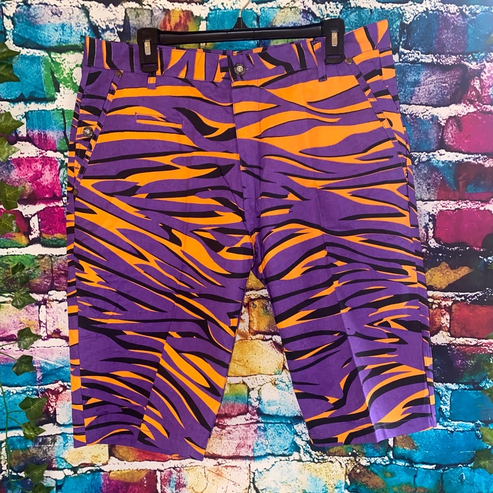 Purple/Orange/Black Shorts!